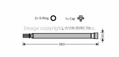 AVA QUALITY COOLING bwd313 -  Осушитель, кондиционер